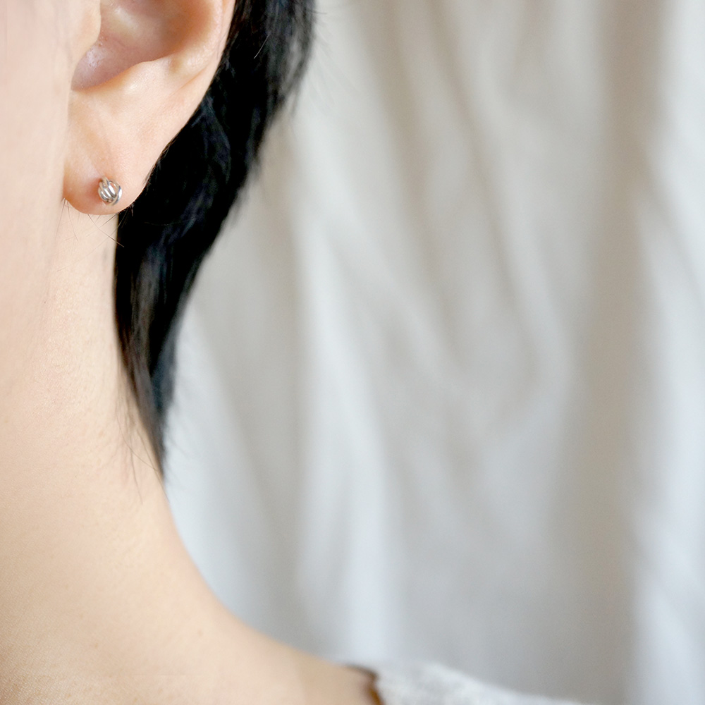 Crumple pierce 14kgf ピアス